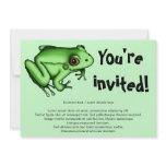 Frog, invitation