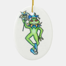 Frog Joker Ornament
