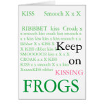 Frog Kissing cards
