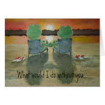 Frog Love Funny and Serious Paper Greeting Card