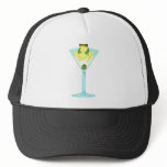 Frog & Olive in Martini Glass hats