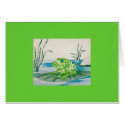 Frog on Lily pad cards
