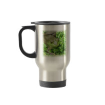 Frog on Marsh Spill Proof Travel Mug