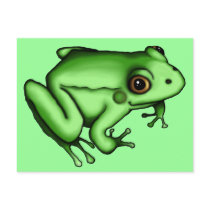 Frog, postcard