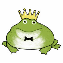 Frog Prince Awaits Your Kiss Photo Cut Outs