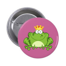 Frog Prince Button