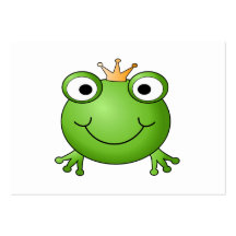 Frog Prince. Happy Frog. Business Card Templates