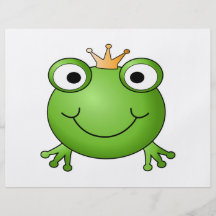 Frog Prince. Happy Frog. Flyers