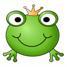 Frog Prince. Happy Frog. Photo Cut Outs