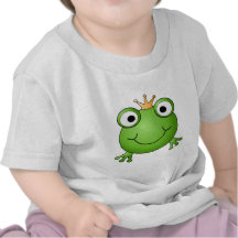 Frog Prince. Happy Frog. T-shirts