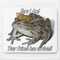 Frog Prince - "Here I Am" mousepads
