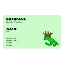 Frog Prince Profile/Business Card