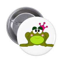 Frog Princess With Pink Crown Cartoon