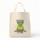 Frog Reading is Fun T-shirts and Gifts Bag