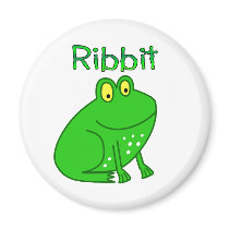 Frog Ribbit Magnet