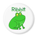 Frog Ribbit magnets