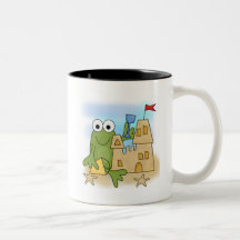 Frog Sand Castle Tshirts and Gifts Mug