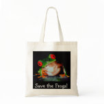 Frog, Save the Frogs! Tote bag