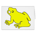 Frog Silhouette Froggy Jump Amphibians Hop cards