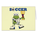 Frog Soccer Tshirts and Gifts Card