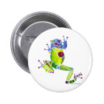 Frog Spring Green Buttons