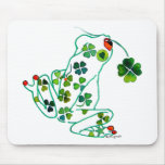 Frog St. Patricks Day mousepads