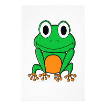frog stationery paper