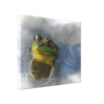 Frog with Attitude canvas prints