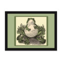 Frog with Baby Frogs postcards