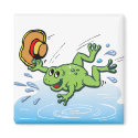 Frog with Hat magnets