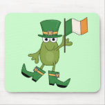 Frog With Irish Flag T-shirts and Gifts mousepads
