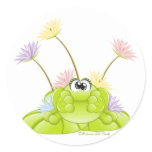 Froggie n Lilies stickers