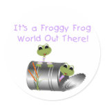 Froggy Frog World Sticker