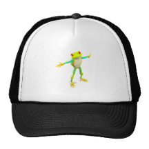 froggy mesh hat