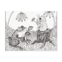 Froggy Went A-Courtin' Post Card