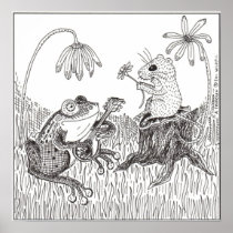 Froggy Went A-Courtin' Poster