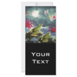 Frogs and Flowers Full Color Rack Card