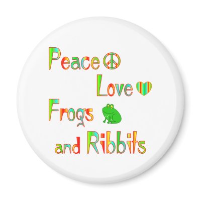 Frogs and Ribbits Refrigerator Magnets by AllPetsStore