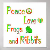 Frogs and Ribbits Posters