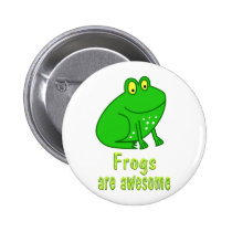 Frogs are Awesome buttons