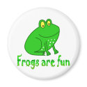 Frogs are Fun magnets