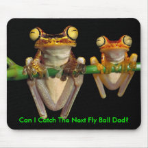 Frogs At A Baseball Game Mousepad