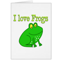 Frogs Greeting Cards