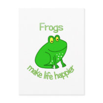 Frogs Make Life Happier Post Card