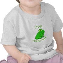 Frogs Make Life Happier Tee Shirt