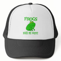 Frogs Make Me Happy Hat