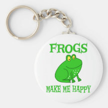 Frogs Make Me Happy Keychains