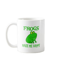 Frogs Make Me Happy Mug