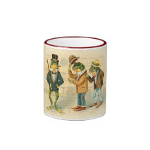 Frogs on the Street Mug