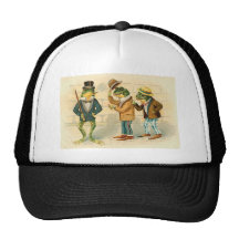 Frogs on the Street Trucker Hats